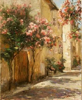 Leonard Wren Morning light in valbonne Leonard Wren Morning light in valbonne